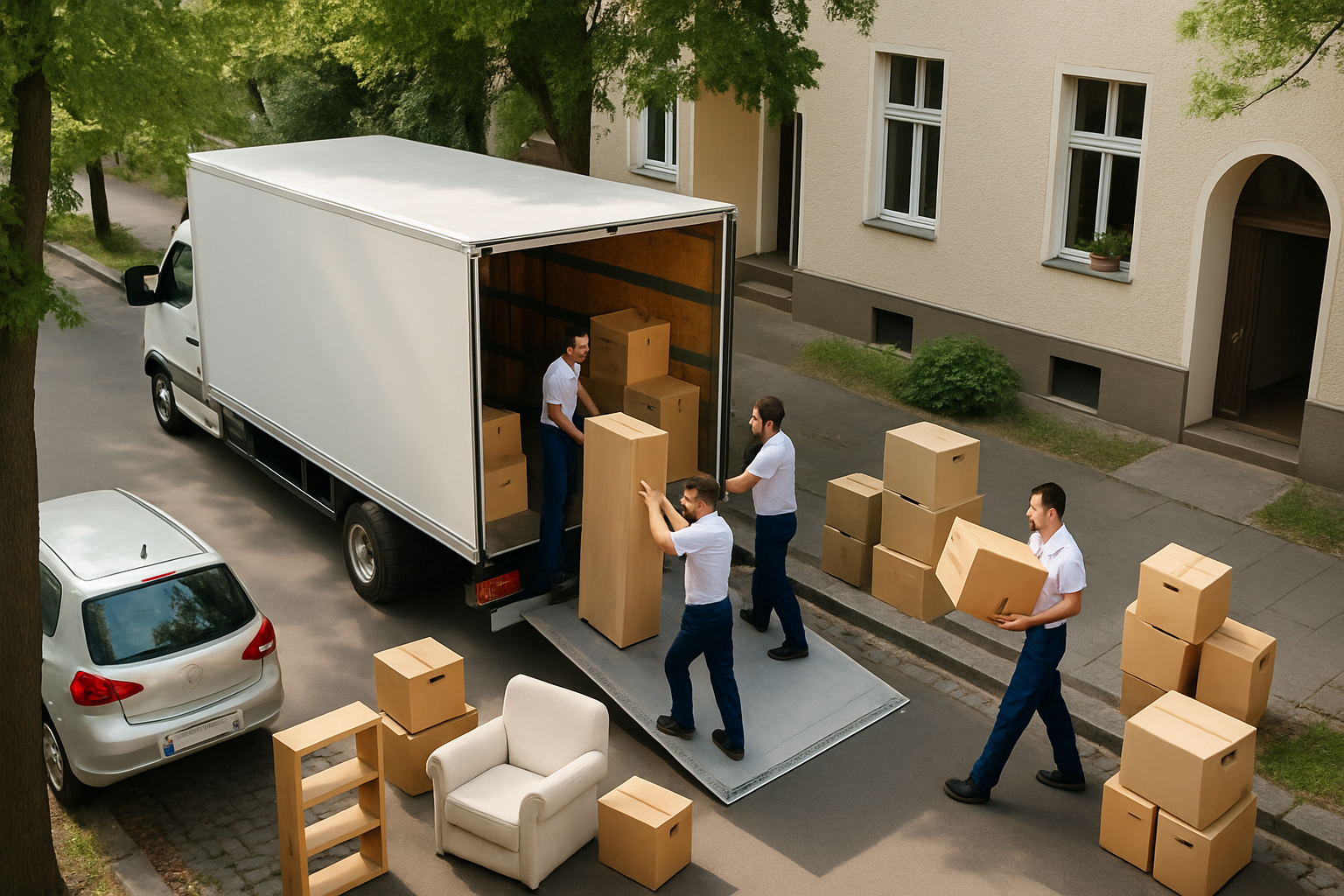 Komplett-Wohnungsumzug Berlin – komplette Einrichtung wird transportiert