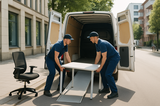 Bürotransport Berlin – Büromöbel und Ausstattung professionell transportieren